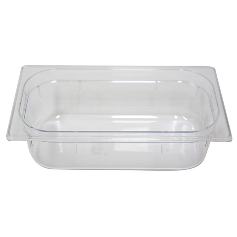 GASTRONORM PAN- POLYCARB 1/3 x 100mm3.5lt CLEAR