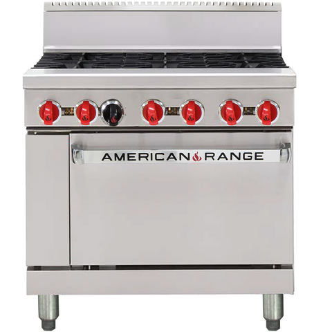 AMERICAN RANGE 36" OVEN RANGE AAR.6B