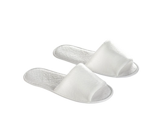 SLIPPER - OPEN TOE TERY FLAN SZ11
