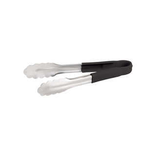 CHEF INOX TONG-UTILITY S/S 230mm BLACK