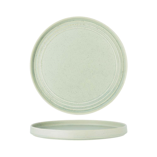 TABLEKRAFT URBAN LOFT ROUND SERVE PLATTER 310x10mm PISTACHIO 2/CTN