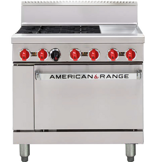 AMERICAN RANGE 36" OVEN RANGE AAR.4B.12G