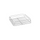 GLASS BASKET-RECT.LOW SIDE, 435x355x75mm (17x14) BLACK PVC  10 PER CTN