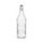 CLEAR GLASS BOTTLE-PANELLED, 1.0lt 12 PER CTN