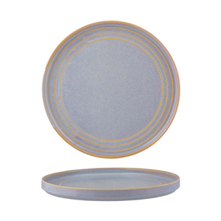 TABLEKRAFT URBAN LOFT ROUND PLATE 275x22mm AZURE BLUE 3/CTN