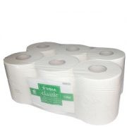 CORELESS CENTREFEED TOWEL 300M 6 ROLLS/CTN