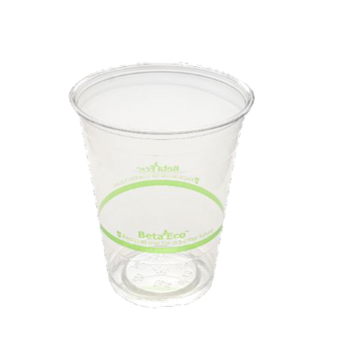 BETA ECO GREEN STRIPE -16OZ/500ML PET CUP 50/SLV 1000/CTN