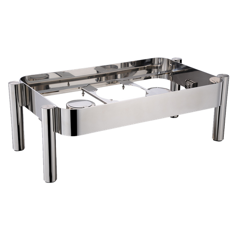 CHEF INOX CHAFER STAND-18/8, RECT, 1/1 TO SUIT 54901