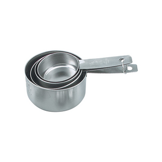 CHEF INOX MEASURING SET-S/S 4PC 60/80/125/250ML