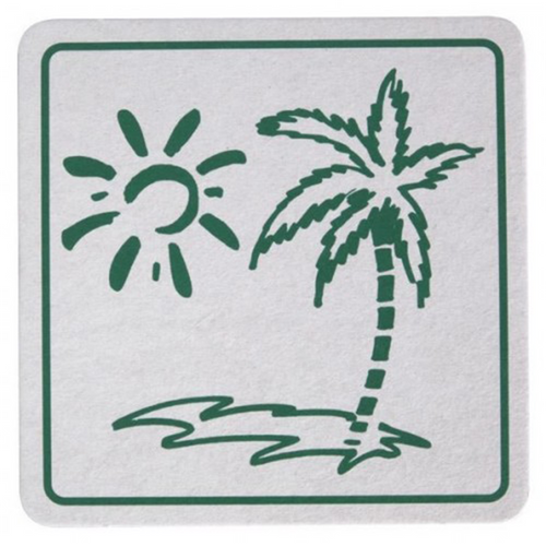 WOBBLY BOOT DRINK COASTER - TROPICOOL - 2500 (10X250)