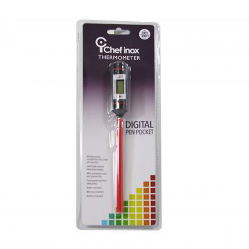 THERMOMETER DIGITAL PEN POCKET WATER/RESIST 200mm