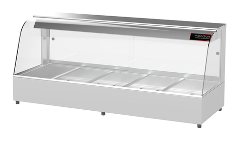 WOODSON W.HFC25 5 MODULE CURVED HOT FOOD DISPLAY