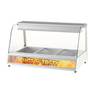 WOODSON W.HFH.23 3 BAY HEATED CHICKEN DISPLAY