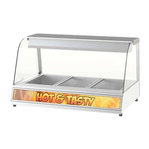 WOODSON W.HFH.23 3 BAY HEATED CHICKEN DISPLAY