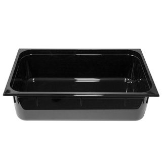 GASTRONORM PAN- POLYCARB 1/1 x 150mm18lt BLACK