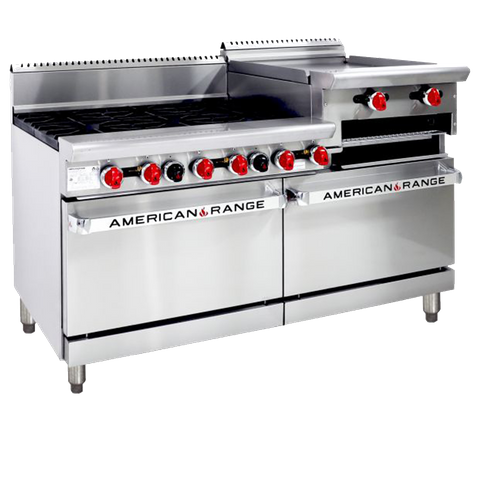 AMERICAN RANGE COMBINATION OVEN RANGE AAR.B.24RG