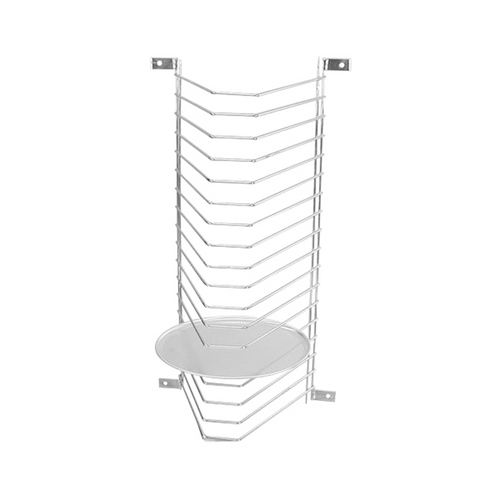 PIZZA RACK-CHROME, WALL MODEL, 720MM  3 PER CTN