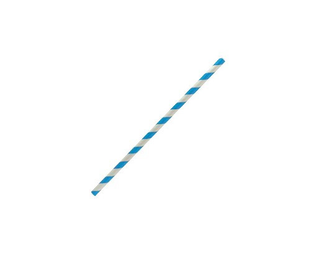 PAPER STRAW COCKTAIL - BLUE STRIPE 2500/CTN