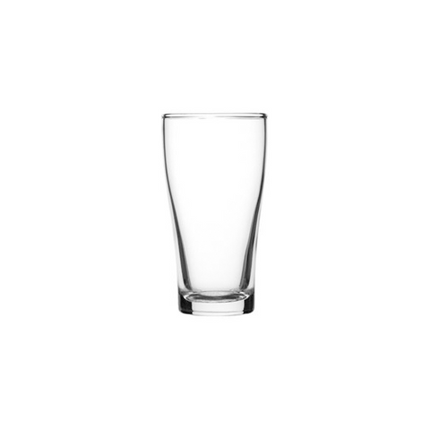 CROWN CONICAL BEER GLASS 200ML W&M 72/CTN