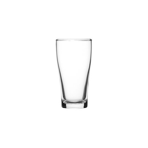 CROWN CONICAL BEER GLASS 200ML W&M 72/CTN