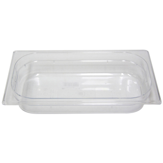 GASTRONORM PAN- POLYCARB 1/3 x 65mm2.25lt CLEAR