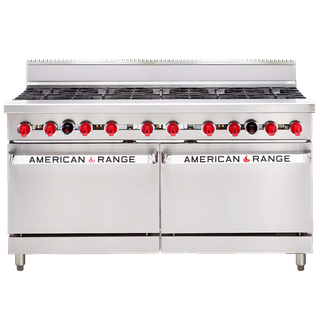 AMERICAN RANGE 60" OVEN RANGE AAR.10B