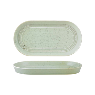 TABLEKRAFT URBAN LOFT OVAL PLATTER 305x165x30mm PISTACHIO 3/CTN