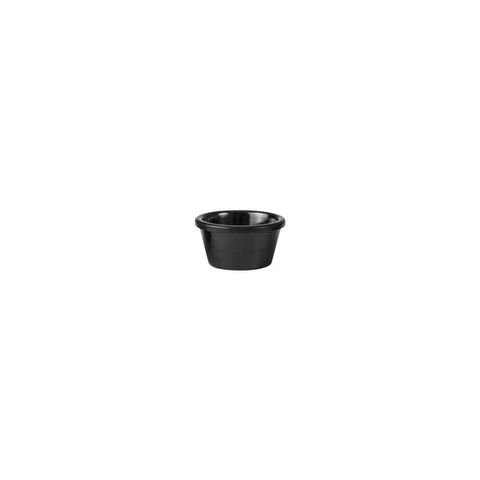 RYNER Melamine RAMEKIN-72x40mm/60ml, BLACK 72 PER CTN