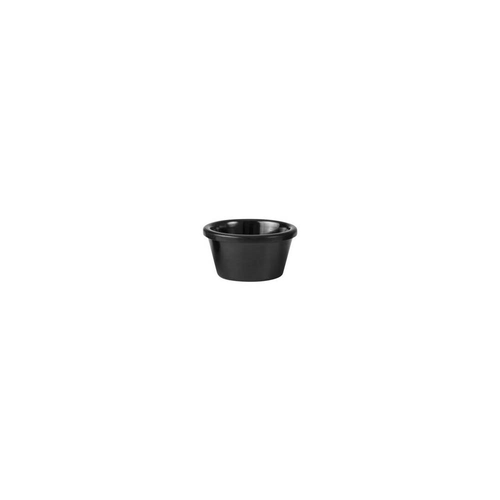 RYNER Melamine RAMEKIN-72x40mm/60ml, BLACK 72 PER CTN