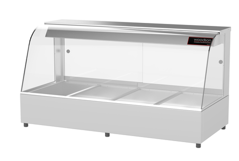 WOODSON W.HFC24 4 MODULE CURVED HOT FOOD DISPLAY