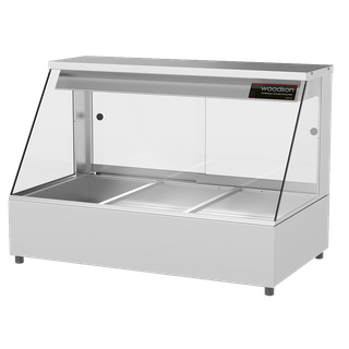 WOODSON W.HFS23 3 MODULE STRAIGHT HOT FOOD DISPLAY