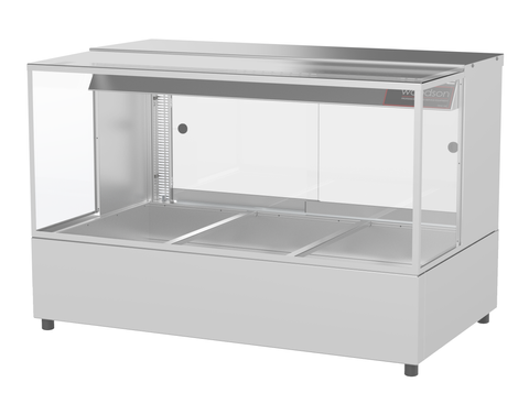 WOODSON W.HFSQ23 3 MODULE SQUARE HOT FOOD DISPLAY