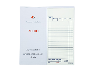 DUPLICATE DOCKET BOOKS CARBONLESS