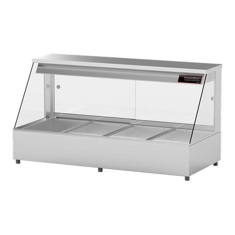 WOODSON W.HFS24 4 MODULE STRAIGHT HOT FOOD DISPLAY