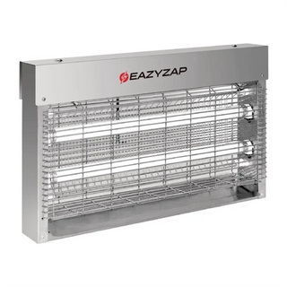 FP985-A EAZYZAP LED BRUSHED STAINLESS STEEL BUG ZAPPER LARGE 24W