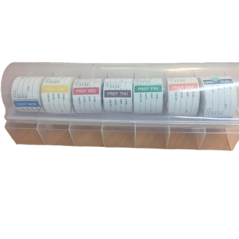 7 DAY 50MM FOOD LABEL DISPENSER