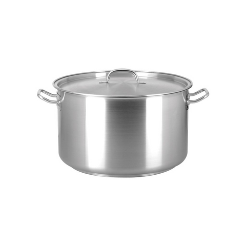 SAUCEPOT-18/10 15.0lt 320x190mm w/LID ELITE