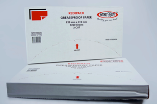 1/2 CUT GREASEPROOF / LUNCH WRAP 400X330 28GSM 800/SHEETS/READ
