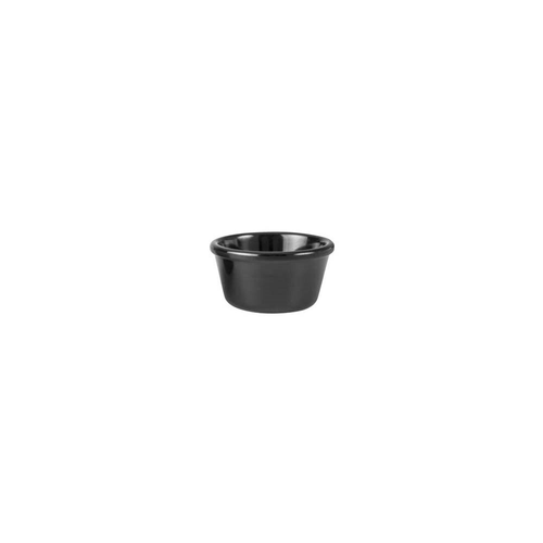 RYNER Melamine RAMEKIN-85x50mm/120ml, BLACK 72 PER CTN