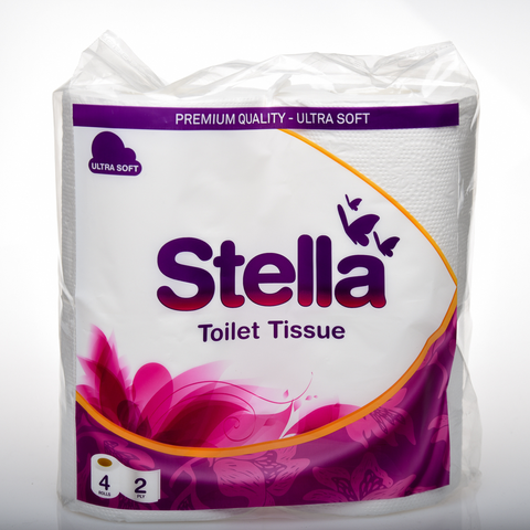 STELLA 2 PLY 250SH  TOILET TISSUE 48 ROLLS