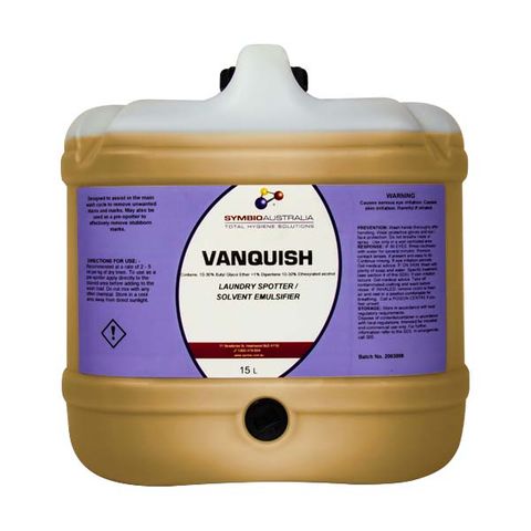 VANQUISH 15L LAUNDRY EMULSIFIER[SYVANQ15