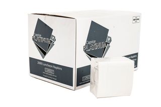 NAPKIN LUNCH PLATINUM WHITE [LWTE] 2000