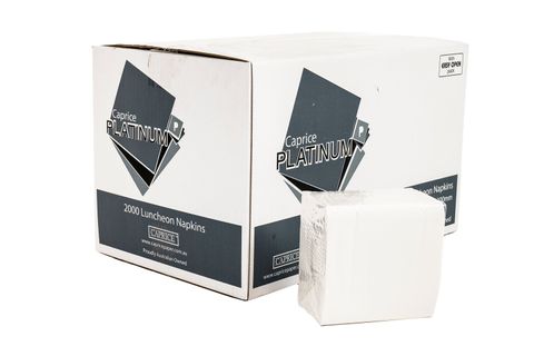 NAPKIN LUNCH PLATINUM WHITE [LWTE] 2000