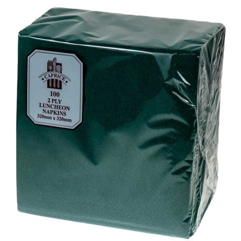 NAPKIN LUNCH 2PLY PINE GREEN[2LPG]100/20