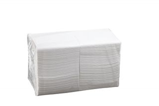 NAPKIN COCKTAIL 2PLY QUILT WHT[WQC]8/250