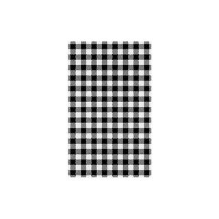 BLACK GINGHAM PRINT PAPER 190x310 [74203