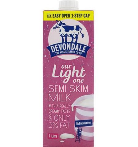 MILK UHT 1LTR  DEVONDALE  SKIM [10]