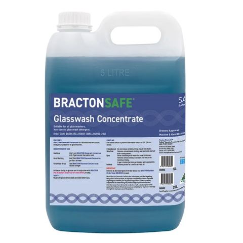 GLASSWASH CONC. BRACTON 5LTR [BG001]