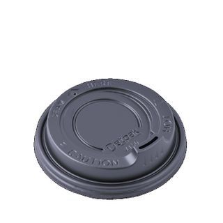 DETPAK  8oz BLACK SPOUT LID 100/SL[10]