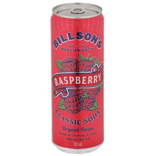 BILLSONS SODA RASPBERRY 12x355ml